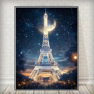 Iconic Eiffel Tower Paris Landscape Jigsaw Puzzle 500/1000/1200/2000PCS Stress Relief Puzzle Wall Art Decor Gift