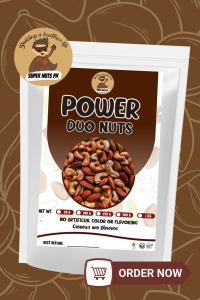 SuperNuts PH Power Duo Nuts | Premium Almonds & Cashews Mix | Healthy High Protein Snack | 100g 250g 500g 1kg