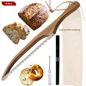 ZHUOLESHI | Wooden Bread Slicer Cutting Tool