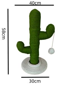 Large Size Ideal Country Internet Famous Sisal Cat Climbing Frame Vertical Cactus Cat Scratching Board Self Entertaining Durable Cat Toy