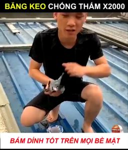 Băng keo chống thấm x2000 Nhật Bản chắc chắn chống thấm dột dán tường dán mái tôn