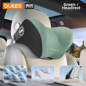QUEES | Waist and Neck Support Cushion Car Headrest Lumbar Pillow