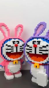 Đồ chơi lắp ráp mô hình Doraemon 3D nhân vậy hoạt hình size trung 30cm trưng bày trang trí