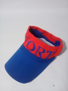 topi bolong rajut impor Korea dua warna topi senam wanita sport