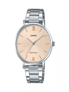 นาฬิกาข้อมือ CASIO LTP-VT01 สายสแตนเลส กระจกมิเนอรัล ขนาดหน้าปัด 34มม. แฟชั่นสบายๆ