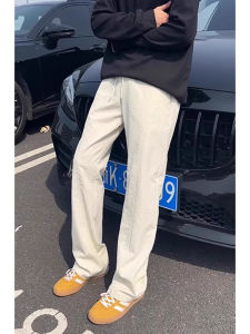 กางเกงลำลองชายผ้าไหมน้ำแข็งแห้งเร็ว กางเกงขายาวทรงตรง ทรงหลวม ทรงลำลอง ฤดูร้อน สำหรับกลางแจ้ง ปีนเขา