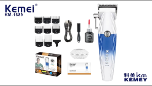 KEMEI Km-1689&Km-1690 8800rpm Hair Clippers SET Professional Hair Trimmer Hair Cutting Machine Stainless Steel