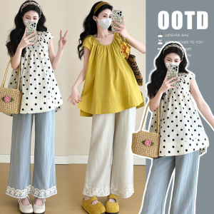 French Style Maternity Clothes Set