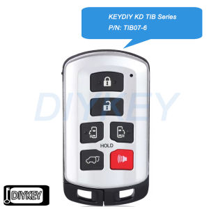 KEYDIY KD TIB Series P/N: TIB07-6 for Toyota 8A 4D Style Universal Smart Remote Key for KD-X2 KD-MAX KD-X4 KD-X6