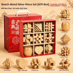 YUGUANG | Intelligence Development Luban Lock Puzzle Wooden Toy