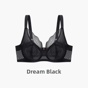 Deep V Water Drop Design Small Appear Thin Light Breathable Womens Bra