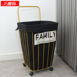 New Metal Portable Shopping Cart Hand Pull Waste Disposal Cart with Smooth Wheels Versatile for Home Supermarket And Small Shops