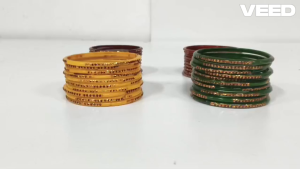 Colorful Glass Bangles Set | Traditional Ethnic Wear Bangles for Women & Girls (Set of 12 Pcs | Size - 2.6 to 2.8 Inches)
