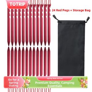 TUJUE | Anti-slip Triangular Aluminum Ground Stakes 18cm
