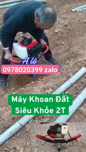 Máy khoan đất trồng cây  kèm mũi khoan 20