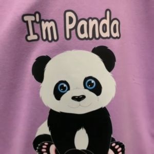 JUAL Kaos anak perempuan GAMBAR PANDA LUCU usia 2-14th combat 30S