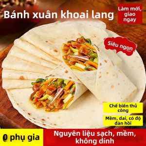 Bánh Kếp Mùa Xuân Sẵn Sàng Ăn Từ Củ Mài Trung Quốc Không Chất Bảo Quản Handmade