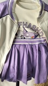 Setelan Anak Perempuan Import Varisasi Jaket Kuromi Rok Atau Celana Karet 3in1 Cute