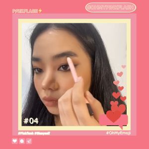 Ohmyemoji Klasik Tahan Air Tahan Lama Pensil Alis Lembut Tahan Lama Pigmen Luar Biasa 4 Colors
