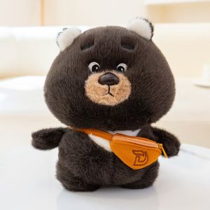 25cm Panda Bear Dun Dun Plush Doll Doll Plush Toy Cartoon Animal Bear Plush Doll Soft Stuffed Pillow Panda Birthday Gift