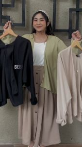 Yoenik Apparel Yeongu Outer – Luaran Wanita – Cardigan Lengan Panjang