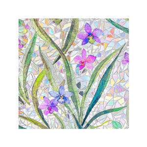 fancy fix | Privacy Protection Window Film Light-Transmitting Not Transparent Colorful Laser
