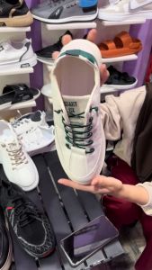 Sepatu Sneakers Pria Import Casual Classic Premium Model Kekinian Terbaru 021 Shoes Putih Coklat Rubber Ringan Kasual Hitam
