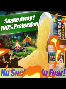 Snakes dont dare to approach！！AK Snake repellent Sulfur powder 驱蛇粉 Plant extract rainproof long-lasting and effective.Ubat halau ular 硫磺 防蛇药