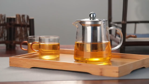 GLASS TEAPOT Glass Tea Cup - Tea Pot set with Stainless Steel Filter Coffee pot tea pot