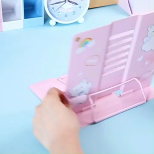 Book Stand Clip Book Holder Reading Rack Adjustable Simple Book Rack Primary For School Students