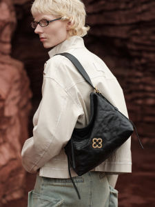 Celebrity Style Commuter Hobo Tote Leather Shoulder Bag