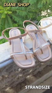 Lightweight Cut Out Strappy Sandals – Open Toe Flat Non-Slip Sandals for Women All Day Errands