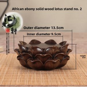 Hand-carved Wooden Buddha Statues Lotus Crafts