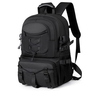 USB Tactical Camping Backpack Large Hiking Trekking Fishing Climbing Bag Multifunctional Outdoor Travel Sports Laptop Rucksack