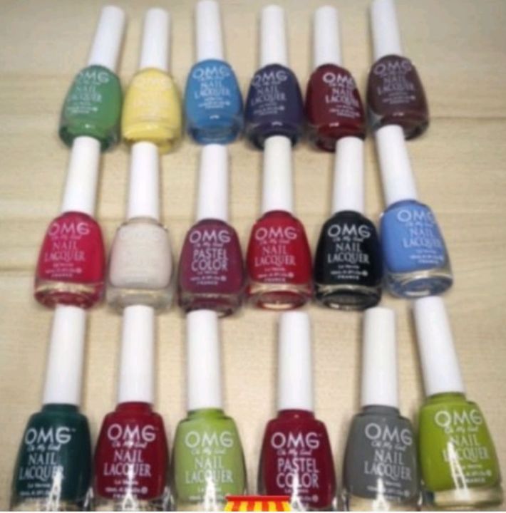 OMG Assorted Nail Polish (12pcs) | Lazada PH