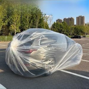 ถุงกันน้ำรถยนต์หนา ป้องกันน้ำฝน ปิดสนิท ป้องกันทั้งปี ใสใส่ได้ สำหรับรถยนต์ SUV รถยนต์ขนาดใหญ่