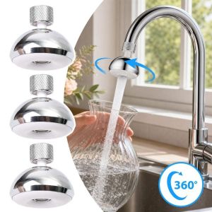 Universal Thread Faucet Aerator / 360 Degree Swivel Extender / Corrosion Resistant Water Filter Nozzle / Practical Kitchen Tap Gadget