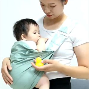 Mocababy Gendongan Bayi Depan Multifungsi 0-3 tahun baby wrap Newborn Gendongan Bayi Depan M Shape Baby Carrier