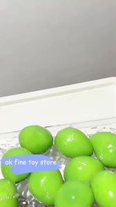 hot toys | Crunchy Mango Stress Ball Squishy Color-changing Mango Squeeze ASMR Sensory ADHD Anti Stress Relief Class Christmas Fidget Toys