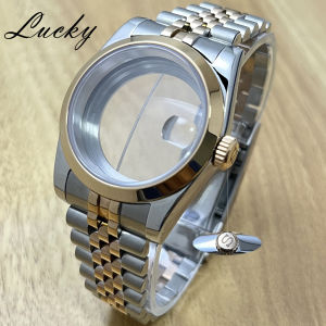 36mm 40mm NH35 Case Jubilee Bracelet Sapphire Glass Crystal Suitable For NH34 NH35 NH36 NH70 NH72 ETA 2824 PT5000 Movement ﻿