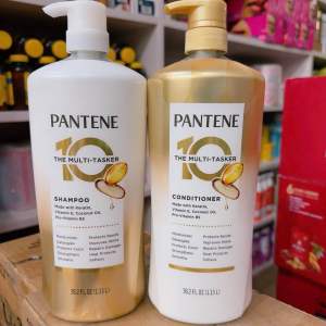 Nguyên Cặp Gội Xả Pantene ProV The Multi-Tasker Mẫu Mới 10 in 1 113lít Của Mỹ - Mẫu Mới