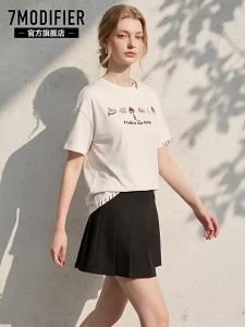 7.Modifier | Áo Thun Cổ Tròn Đa Năng Có Thêu Slimming