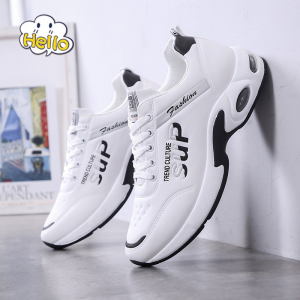 【Local Shipping】Mens Shoes Breathable Sneakers 2024 Leather Waterproof Travel Shoes Korean Casual Shoes