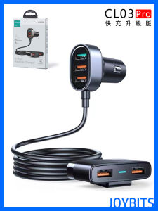 Joyroom Car Charger CL03 pro USB Type-C PD Fast Charge Extended Cable Smoke Detector Power Car Adaptability Universal 12V 24V