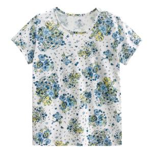 AB | Pure Cotton Loose Short Sleeve Blouse for Senior Women