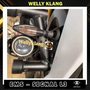 Side Signal LED EMS Spirit Beast L3 Universal Motorcycle Y15ZR LC135 RS150 Spirit Beast Motorcycle Signal Lights Modified Yamaha Honda Kawasaki Suzuki Ktm Mt09 Mt07 Duke250 ZX10 CBR250 CB250 Z900 Z800