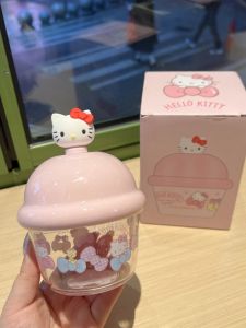 Hellokitty Milk Straw Water Cup Portable Childrens Beverage Container Cute Cartoon Design High Aesthetic Value