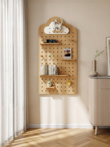 BEIQIVI | Wooden Holes Shelf Organizer