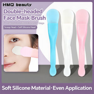 New Silicone Facial Mask Brush 2 in 1 Double-Head Manual Cleansing Brushes Facial Scrubber Mud Film Applicator Skin Care Tools