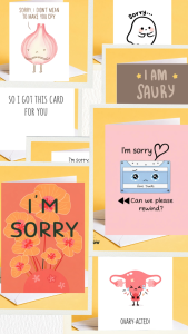 Cute Sorry Card Can We Rewind Apology Card Romantic Sorry Card for Girlfriend Boyfriend Greeting Card
